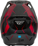 Fly Racing Youth Formula Carbon Tracer Helmet Red/Black YL - Lightweight DOT & ECE Approved Helmet with Impact Absorption Technology