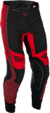 Fly Racing Lite Pants Black/Red Size 38 – Lightweight Motorcycle Riding Pants with Enhanced Protection