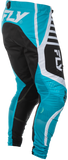 Fly Racing Lite Pants Blue/White/Black Size 30 – Lightweight Motorcycle Riding Pants with Mesh Panels and Kevlar Heat Shields