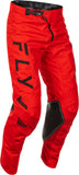 Fly Racing Kinetic Center Pants CA/NY Red/Black Size 42 – Durable Ventilated Motorcycle Riding Gear