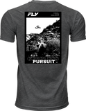 Fly Racing Freeride Tee Grey XL - Comfortable Cotton Motorcycle T-Shirt