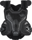 Fly Racing CE Revel Lite Roost Guard Black Large/X-Large - Lightweight Motorcycle Chest Protector
