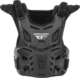 Fly Racing Youth Revel Roost Guard Race Black – Impact Protection with BioFoam Chassis