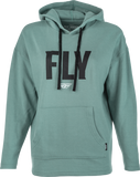 Fly Racing Women's Weekender Hoodie Sage/Black Medium – Lightweight Pullover with Kangaroo Pocket