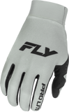 Fly Racing Pro Lite Gloves Grey/Black 3X - Lightweight Race Gloves with Touch Screen Compatibility