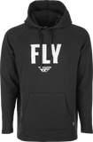 Fly Racing Weekender Pullover Hoodie Black/White Large