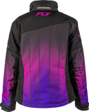 Fly Racing Women's SNX Pro Jacket Purple/Black XL – Waterproof and Breathable Snowboard Jacket
