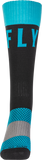 Fly Racing MX Pro Socks Blue/Black Small/Medium - Comfortable and Durable Motorcycle Socks