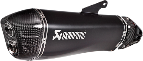 AKRAPOVIC Black Titanium Muffler - Ninja H2 SX S-K10SO21-HRAABL