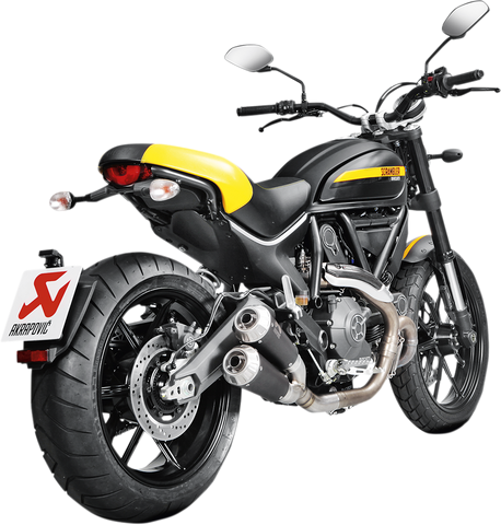 AKRAPOVIC Ducati Scrambler Titanium Muffler S-D8SO4-CUBTBL/1