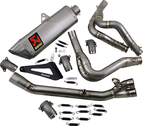 AKRAPOVIC Evolution Line Exhaust System S-H10E3-APLT for Enhanced Motorcycle Performance