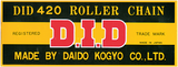 DID 420X100RB Standard Drive Chain – 100 Links for Heavy Machinery