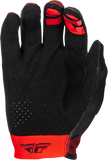 Fly Racing Lite Gloves Black/Red 3X – Ultra-Lightweight Race Gloves with Touch Screen Compatibility