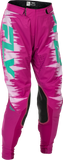 Fly Racing Women's Lite Pants Pink/Turquoise Size 11/12 – Lightweight and Comfortable Motocross Gear