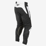 Fly Racing Kinetic Sym Pants CA/NY Black & White Size 34 – Versatile Motorcycle Riding Gear