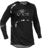 Fly Racing Evolution DST SE Spark Jersey Black/Silver Small - Performance Cycling Jersey with Advanced Ventilation