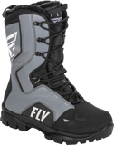 Fly Racing Marker Boot Black/Grey Size 15 – All-Terrain Snow Boot with Waterproof and Thermal Insulation