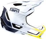 100% Trajecta Helmet - Fidlock - Black/White - XL 80003-00008
