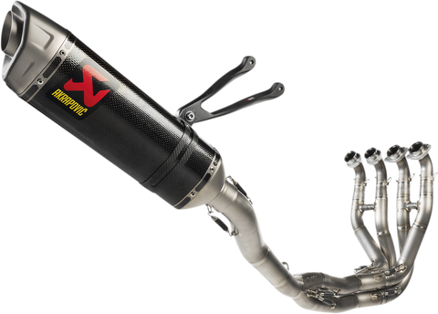 AKRAPOVIC Race Exhaust System for Kawasaki Ninja ZX-10RR - Carbon Fiber and Titanium, Part S-K10R10-RC