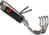 AKRAPOVIC Evolution Line Exhaust System with Carbon Fiber Muffler for Racing Bikes * Part S-K10E10-RC