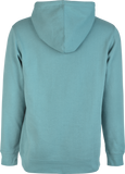 Fly Racing Corporate Pullover Hoodie Dusty Slate Large - Comfortable Cotton-Poly Blend Outerwear