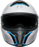 AGV Tourmodular Helmet - Frequency - Light Gray/Blue - Small 211251F2OY00610
