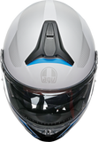AGV Tourmodular Helmet - Frequency - Light Gray/Blue - Large 211251F2OY00614
