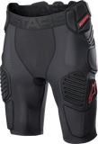 ALPINESTARS Bionic Pro Protection Shorts - Black/Red - Medium 6507523-13-M