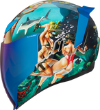 ICON Airflite* Helmet - Pleasuredome 4 - Blue - Large 0101-15003