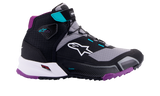 ALPINESTARS Stella CR-X Drystar? Shoes - Black/Gray/Teal/Purple - US 11 2611523137011