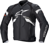 ALPINESTARS GP Plus R v3 Rideknit Leather Jacket - Black/White - US 46 / EU 56 31003211256