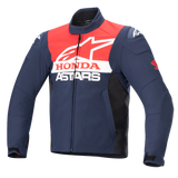 ALPINESTARS Honda SMX Waterproof Jacket - Blue/Black/Red - 4XL 3206223-7163-4X
