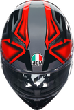 AGV K3 Helmet - Compound - Black/Red - Small 2118381004009S
