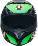 AGV K3 Helmet - Kamaleon - Black/Red/Green - 2XL 21183810040132X