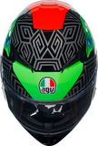 AGV K3 Helmet - Kamaleon - Black/Red/Green - 2XL 21183810040132X