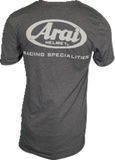 ARAI HELMETS Arai Helmet T-Shirt - Dark Heather Gray - Medium 121564
