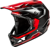 Fly Racing Rayce Repeat Bicycle Helmet Large Black and Red - Lightweight and Aerodynamic Design