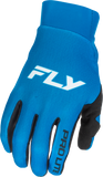 Fly Racing Pro Lite Gloves Blue/White - Model 379-0413X
