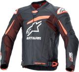 ALPINESTARS GP Plus R v4 Rideknit? Leather Jacket - Black/Red Fluo/White - 48 3100324-1321-48
