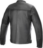 ALPINESTARS Blacktrack Leather Jacket - Black - 3XL 3103824-1100-3X