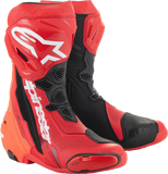 ALPINESTARS Supertech R Vented Boots - Red - US 8/EU 42 2220121-3029-42