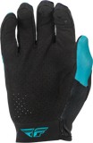Fly Racing Women's Lite Gloves Aqua/Navy/White 2X – Lightweight Touch Screen Race Gloves