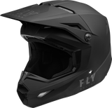 Fly Racing Kinetic Lite Helmet Solid Matte Black Small - Lightweight, DOT Approved Motorcycle Helmet with Ventilation and Comfort Features
