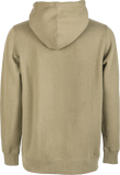 Fly Racing Corporate Zip Up Hoodie Tan and Black - Part #354-01942X