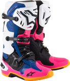 ALPINESTARS Daytona Coast Limited Edition Tech 10 Boots - White/Blue/Pink - US 11 2010020-2014-11