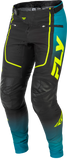 Fly Racing Rayce Bicycle Pants Teal/Black/Lime Size 36 for BMX and MTB