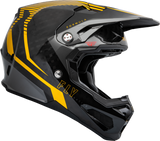 Fly Racing Youth Formula Carbon Tracer Helmet Gold/Black YL with Advanced Impact Protection