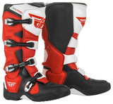 Fly Racing FR5 Off-Road Boots Red/Black/White Size 8
