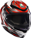 AGV K6 S Helmet - Reeval - White/Red/Gray - XL 2118395002-023-XL