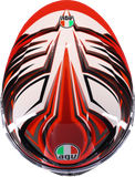 AGV K6 S Helmet - Reeval - White/Red/Gray - XL 2118395002-023-XL